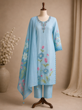 Palashika Luxe Small Mirror Style Embellishments Sequin Work  Suit